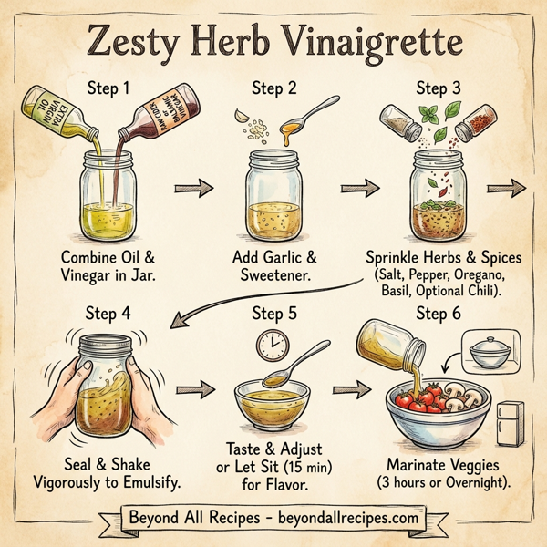 Zesty Herb Vinaigrette instructions