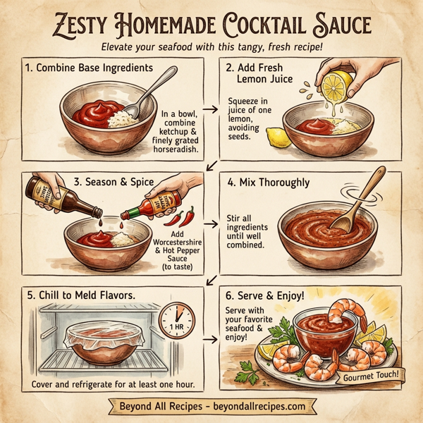 Zesty Homemade Cocktail Sauce instructions