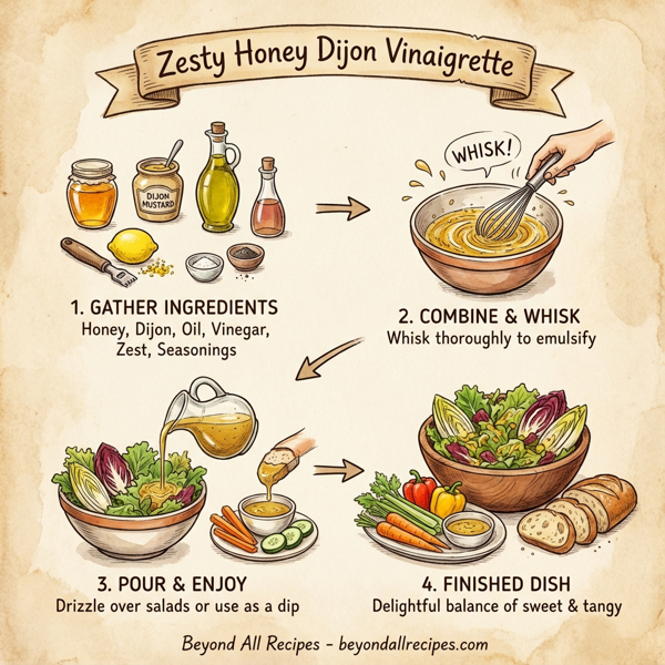 Zesty Honey Dijon Vinaigrette instructions