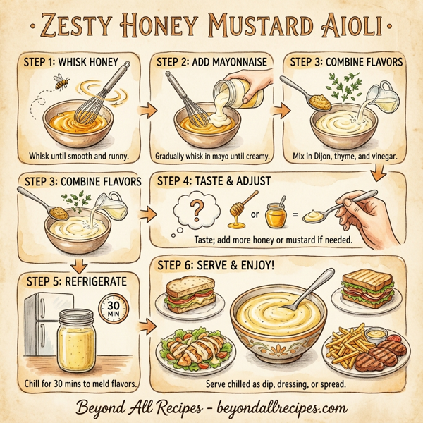 Zesty Honey Mustard Aioli instructions