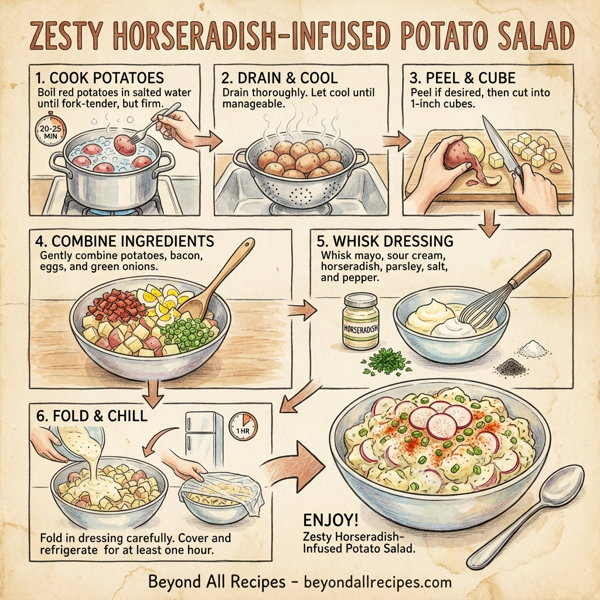 Zesty Horseradish-Infused Potato Salad instructions