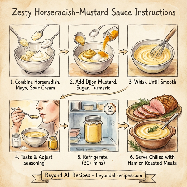 Zesty Horseradish-Mustard Sauce instructions