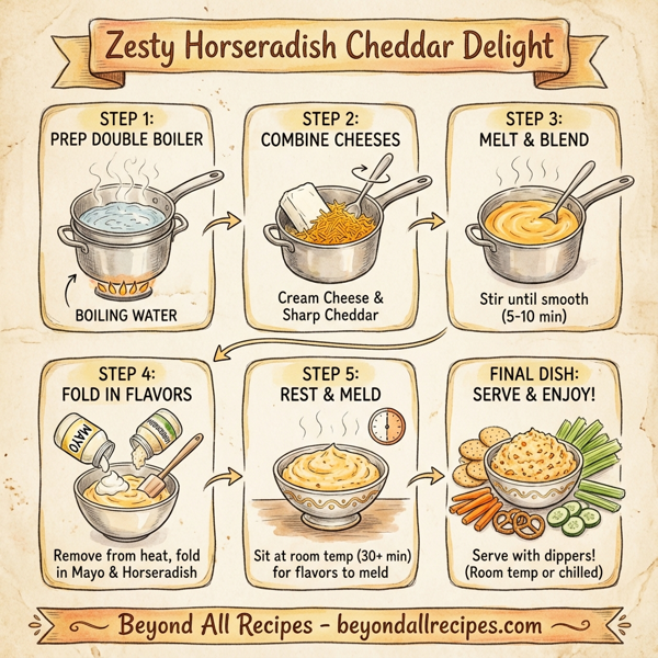 Zesty Horseradish Cheddar Delight instructions