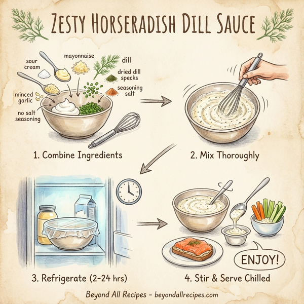 Zesty Horseradish Dill Sauce instructions