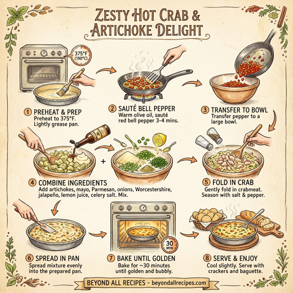 Zesty Hot Crab & Artichoke Delight instructions