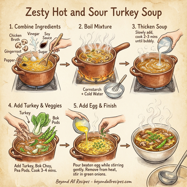 Zesty Hot and Sour Turkey Soup instructions