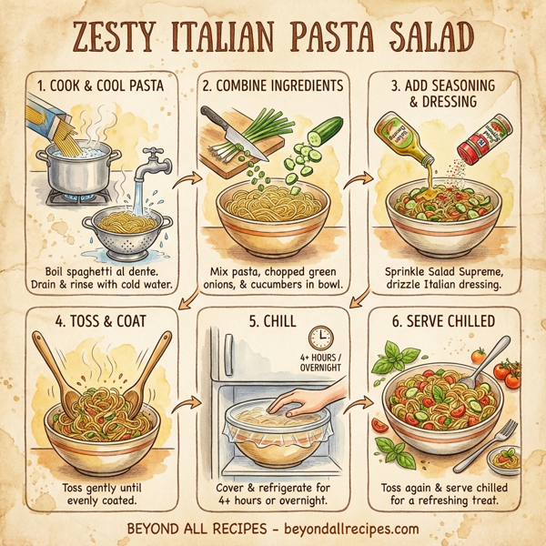 Zesty Italian Pasta Salad instructions