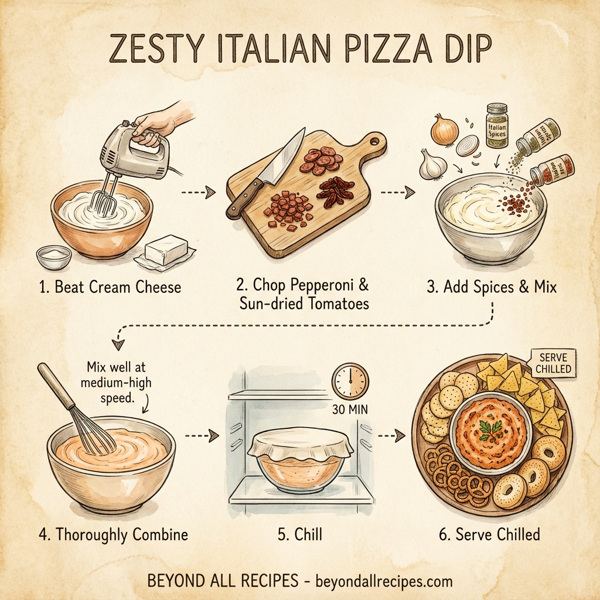 Zesty Italian Pizza Dip instructions