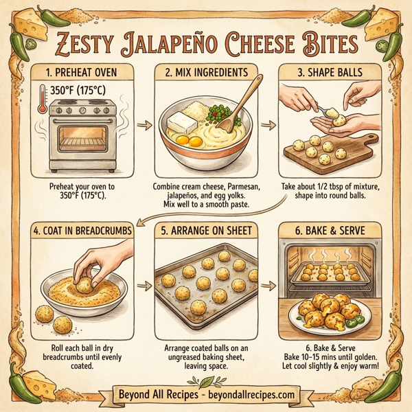 Zesty Jalapeño Cheese Bites instructions