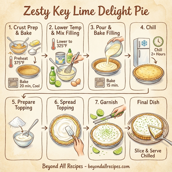 Zesty Key Lime Delight Pie instructions