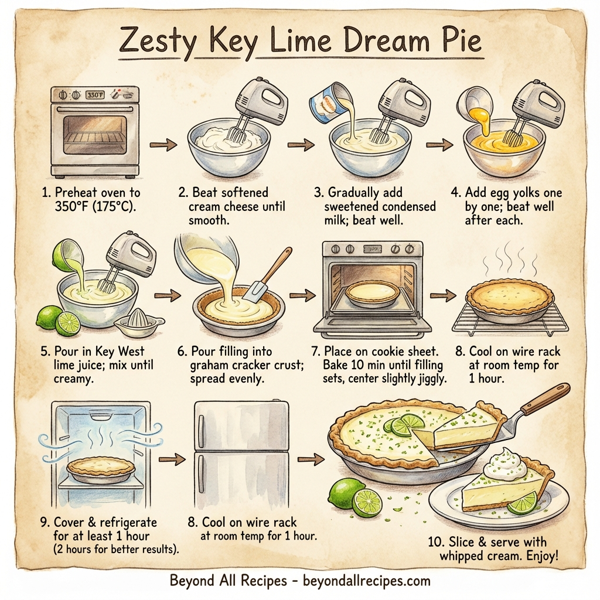 Zesty Key Lime Dream Pie instructions