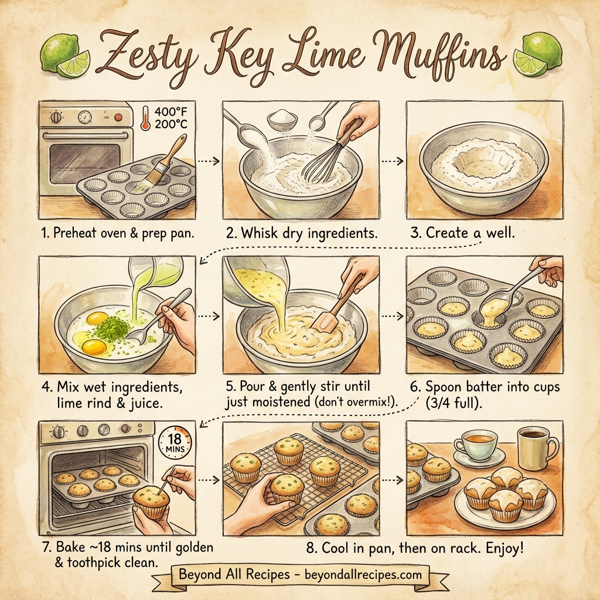 Zesty Key Lime Muffins instructions