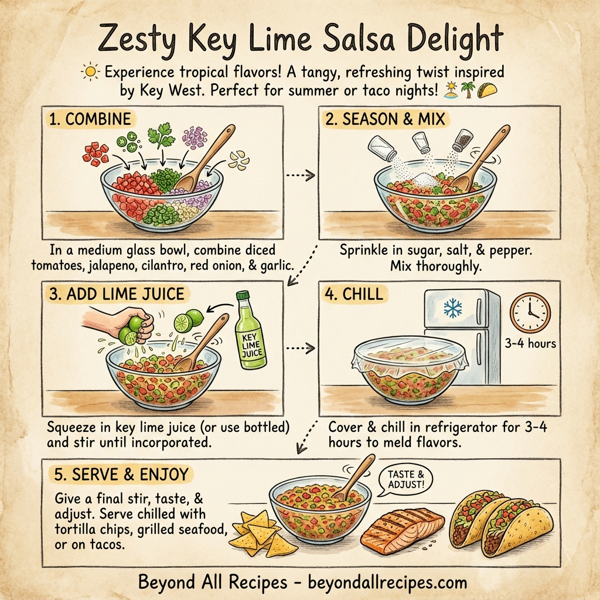 Zesty Key Lime Salsa Delight instructions