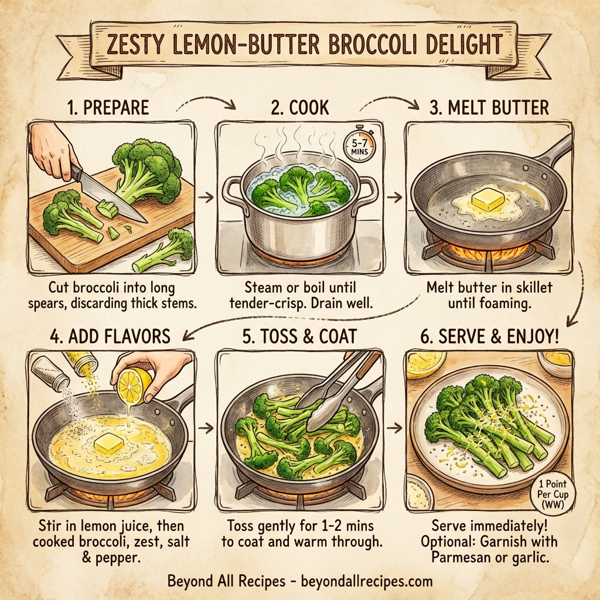 Zesty Lemon-Butter Broccoli Delight instructions