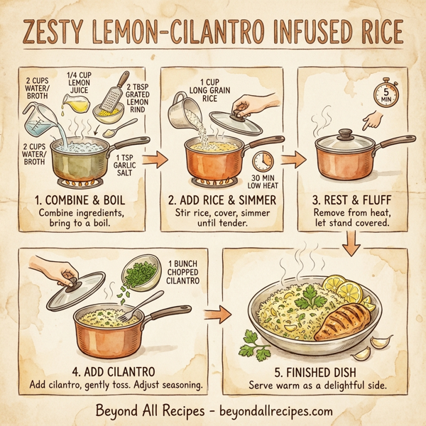 Zesty Lemon-Cilantro Infused Rice instructions