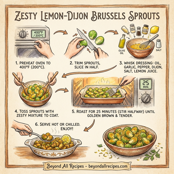 Zesty Lemon-Dijon Brussels Sprouts instructions