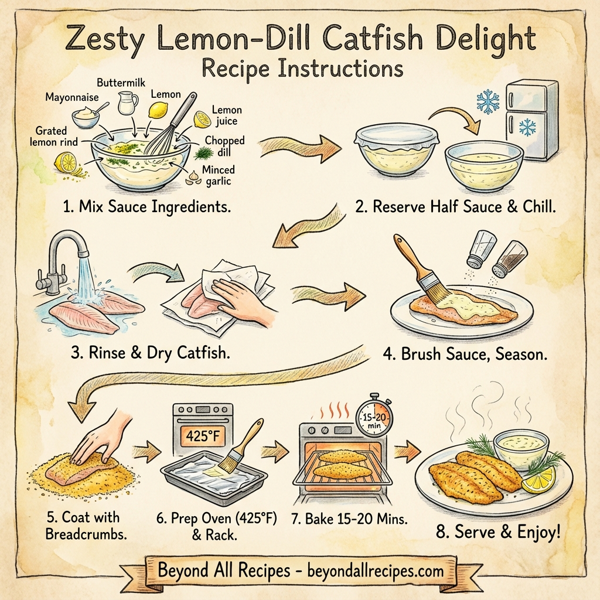 Zesty Lemon-Dill Catfish Delight instructions