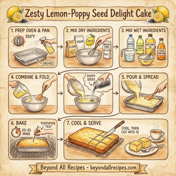 Zesty Lemon-Poppy Seed Delight Cake instructions