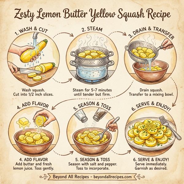 Zesty Lemon Butter Yellow Squash instructions