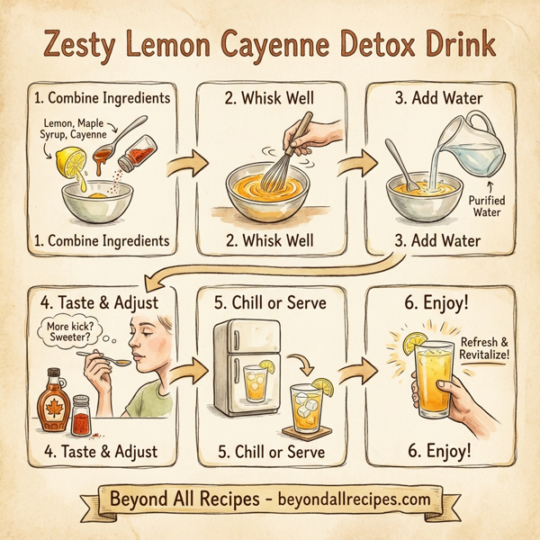 Zesty Lemon Cayenne Detox Drink instructions