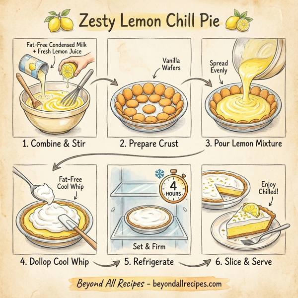 Zesty Lemon Chill Pie instructions