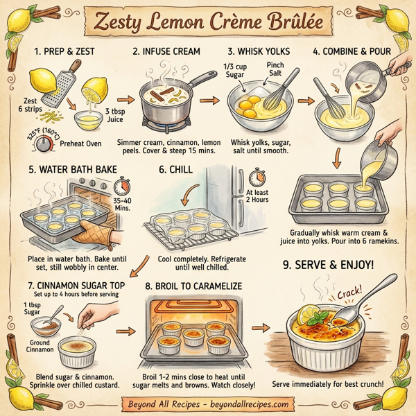 Zesty Lemon Crème Brûlée instructions