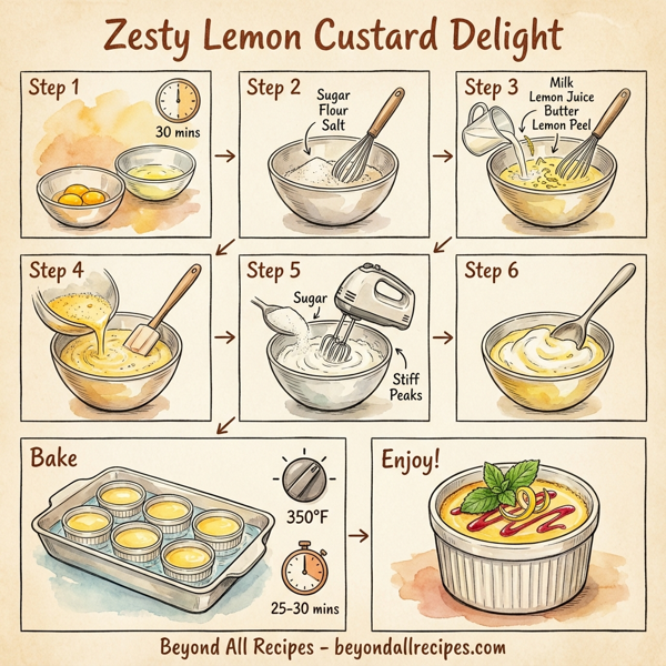 Zesty Lemon Custard Delight instructions