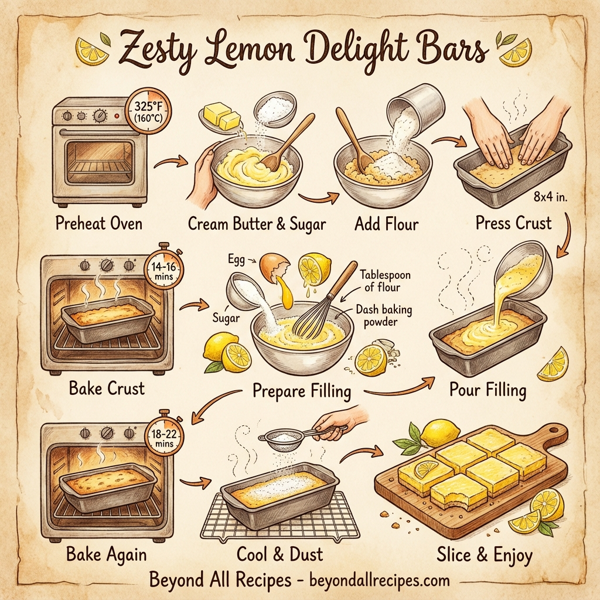 Zesty Lemon Delight Bars instructions