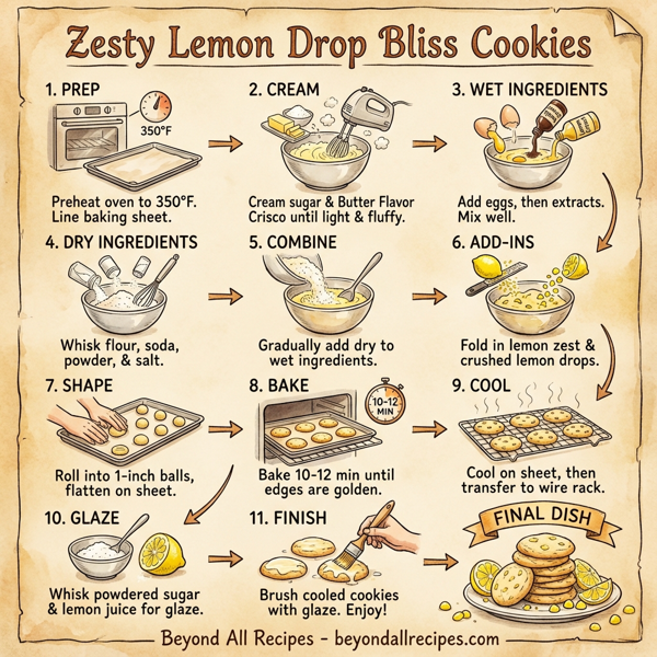 Zesty Lemon Drop Bliss Cookies instructions