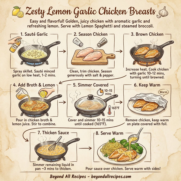 Zesty Lemon Garlic Chicken Breasts instructions