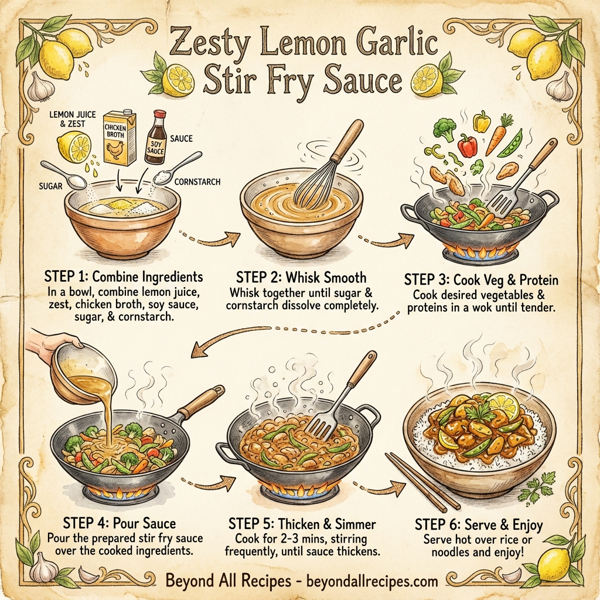 Zesty Lemon Garlic Stir Fry Sauce instructions