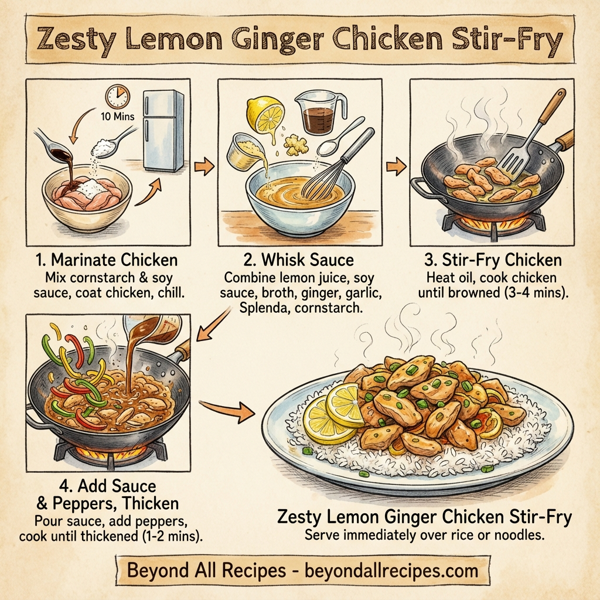 Zesty Lemon Ginger Chicken Stir-Fry instructions