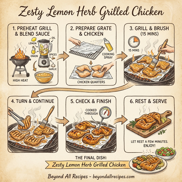 Zesty Lemon Herb Grilled Chicken instructions