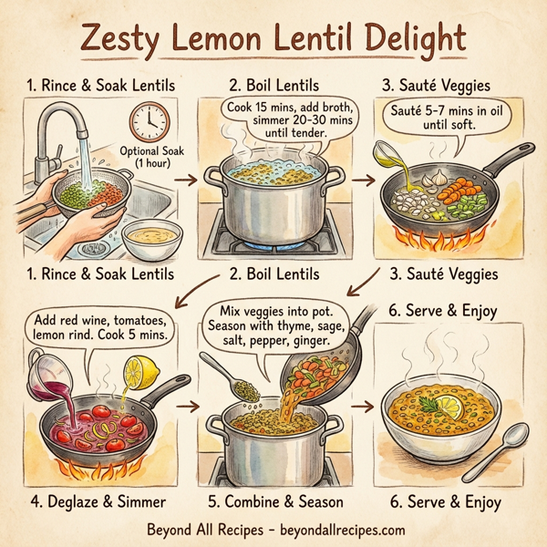 Zesty Lemon Lentil Delight instructions