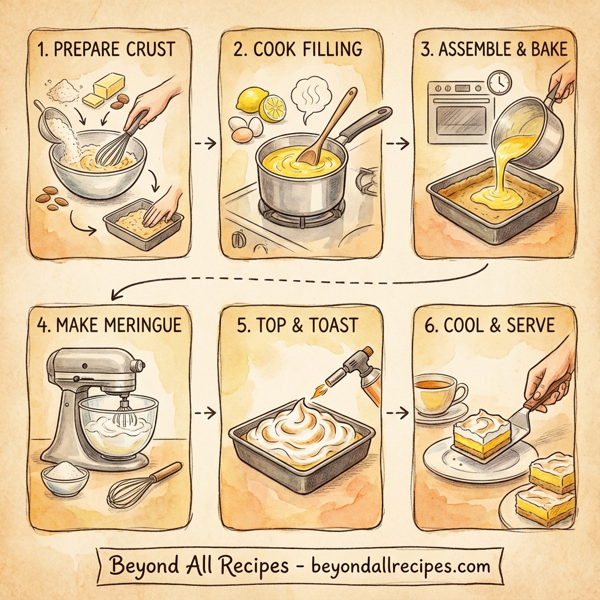 Zesty Lemon Meringue Delight Bars instructions