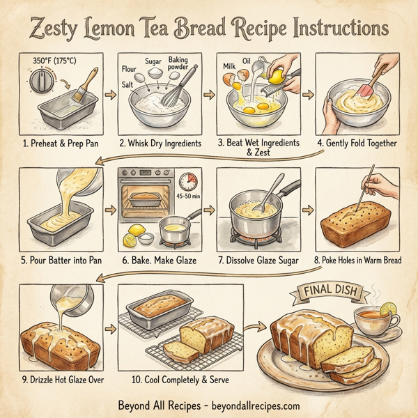 Zesty Lemon Tea Bread instructions