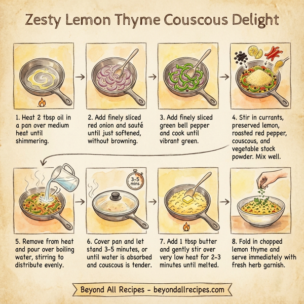 Zesty Lemon Thyme Couscous Delight instructions