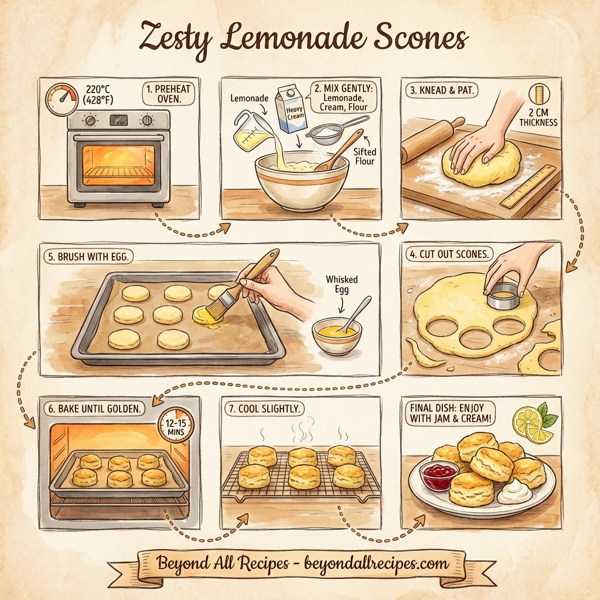 Zesty Lemonade Scones instructions