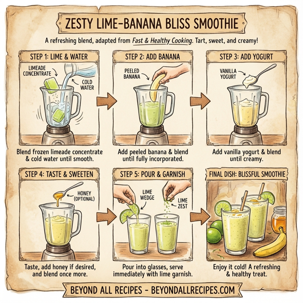 Zesty Lime-Banana Bliss Smoothie instructions