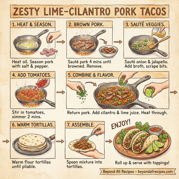 Zesty Lime-Cilantro Pork Tacos instructions