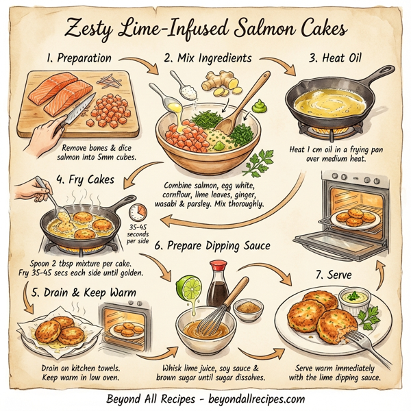 Zesty Lime-Infused Salmon Cakes instructions