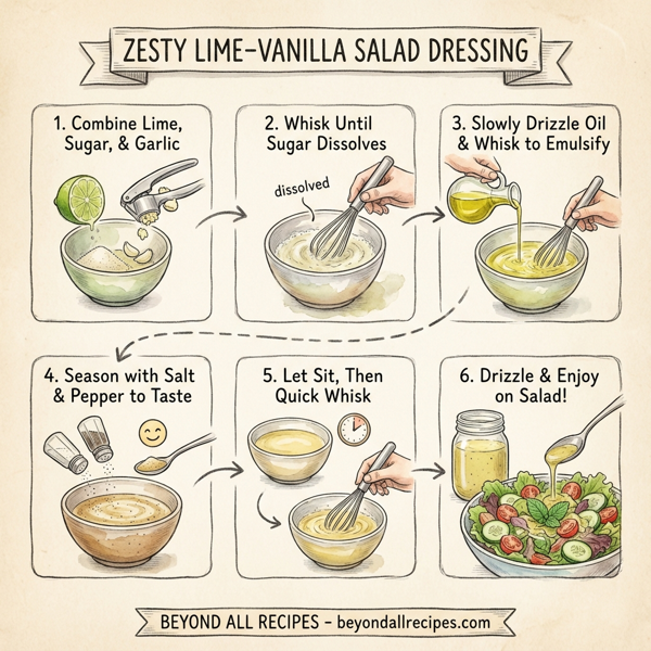 Zesty Lime-Vanilla Salad Dressing instructions