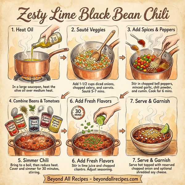Zesty Lime Black Bean Chili instructions