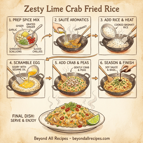 Zesty Lime Crab Fried Rice instructions
