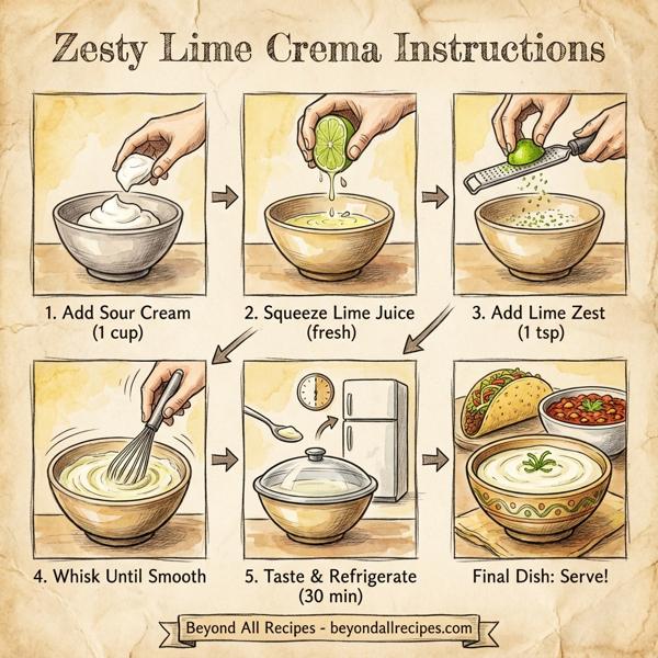Zesty Lime Crema instructions