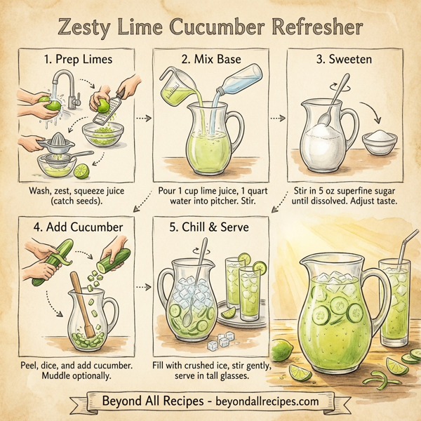 Zesty Lime Cucumber Refresher instructions