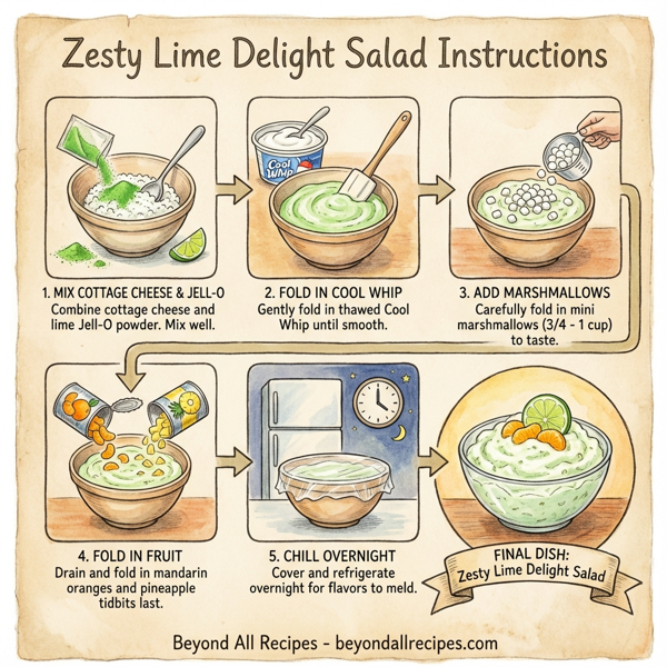Zesty Lime Delight Salad instructions