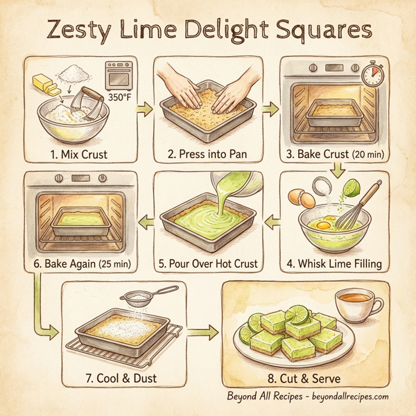 Zesty Lime Delight Squares instructions