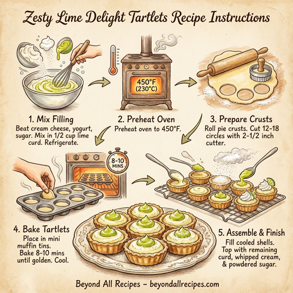 Zesty Lime Delight Tartlets instructions