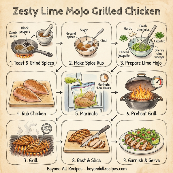 Zesty Lime Mojo Grilled Chicken instructions